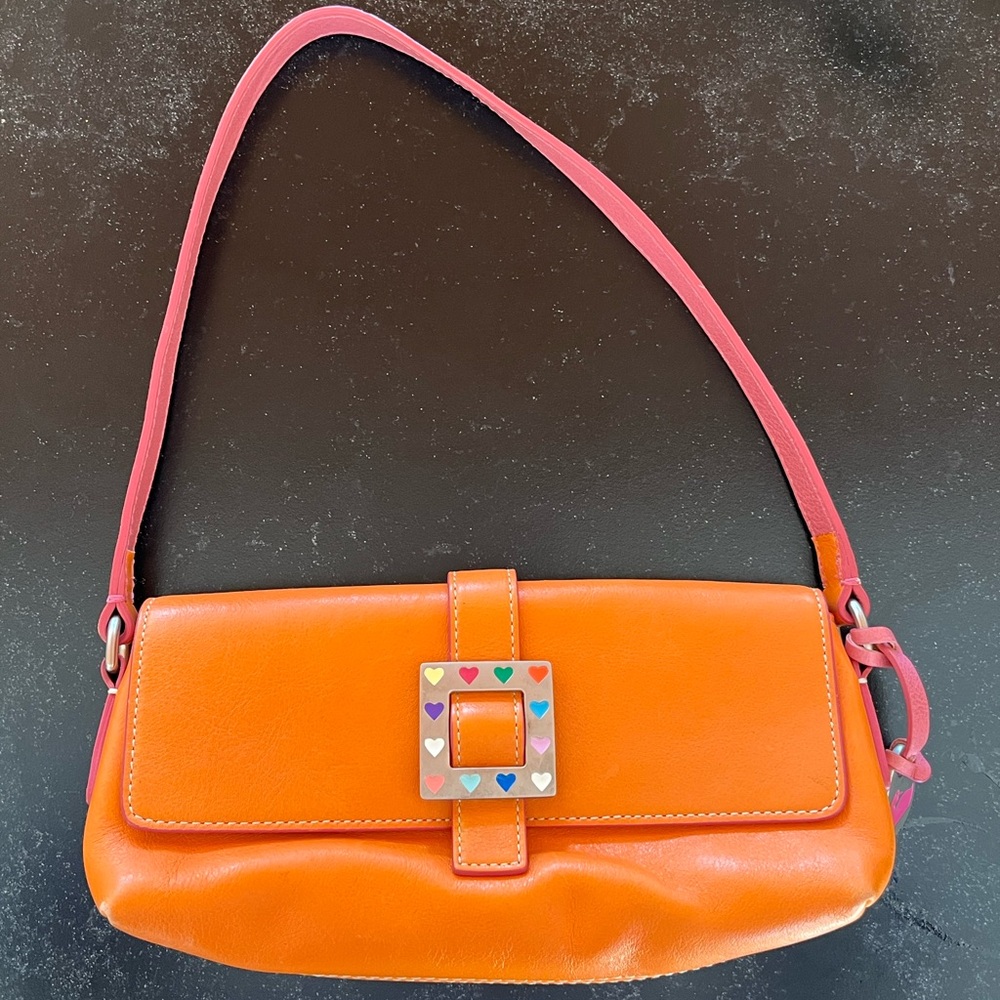 Orange Dooney and Bourke Mini Purse